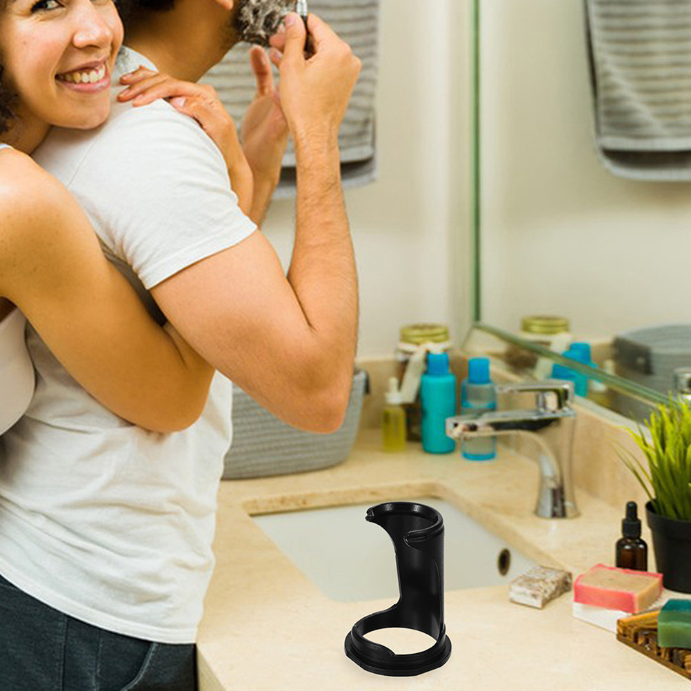 Men'S Grooming Brush - حامل فرشاة حلاقة بلاستيكي للرجال (قطعتان)،