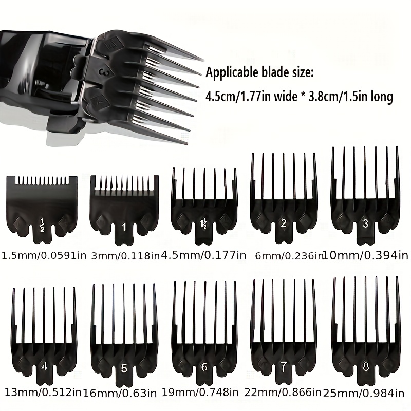 Men'S Grooming Brush - 10 قطع من مشط قص الشعر