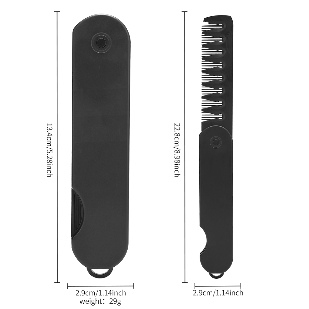 مشط جيب بلاستيكي محمول متعدد ا - مراجعة Men'S Grooming Brush وسعره