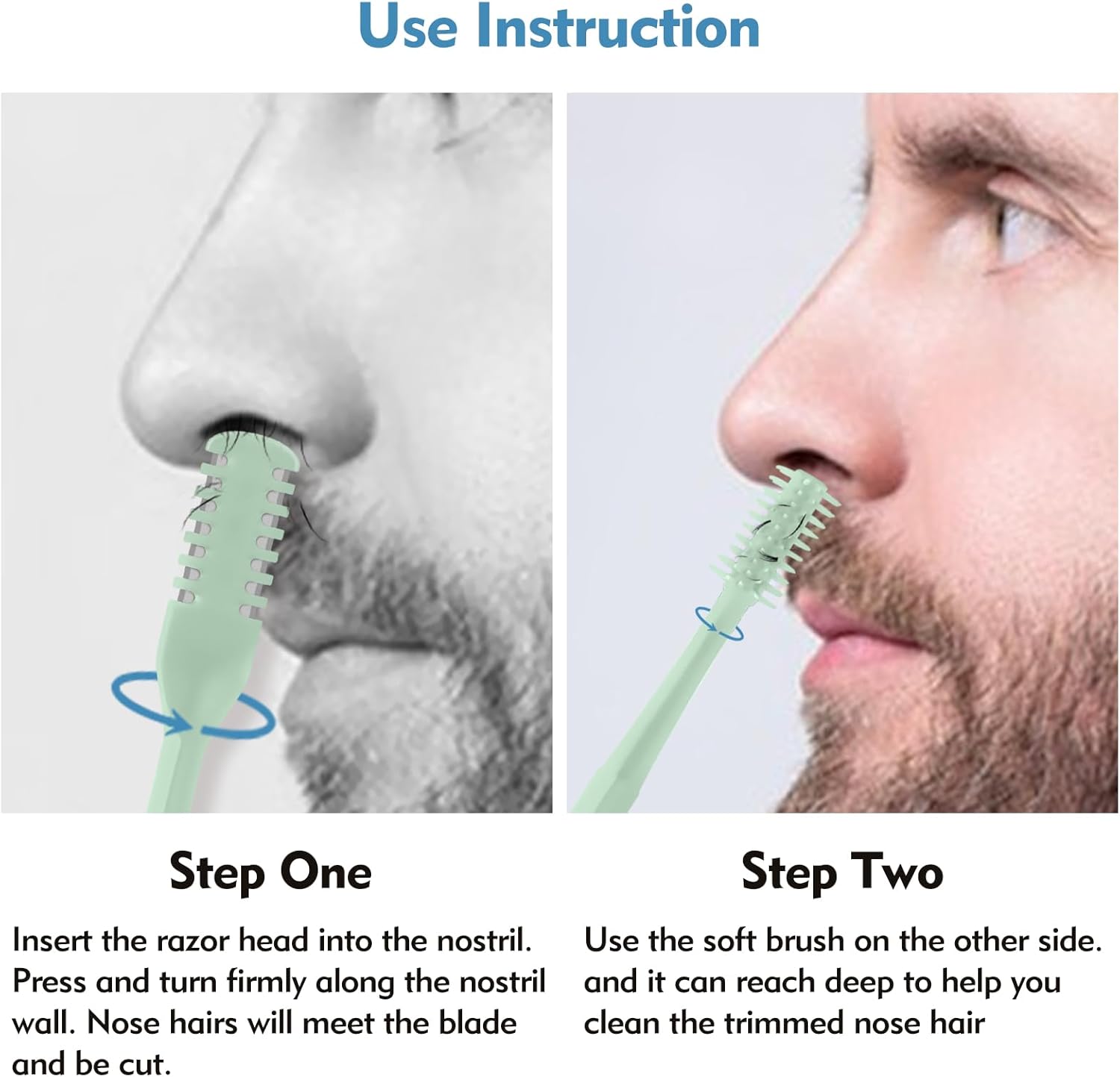 5/20/50 قطعة قاطع أنف 2 في 1،  - مراجعة Men'S Face Grooming وسعره