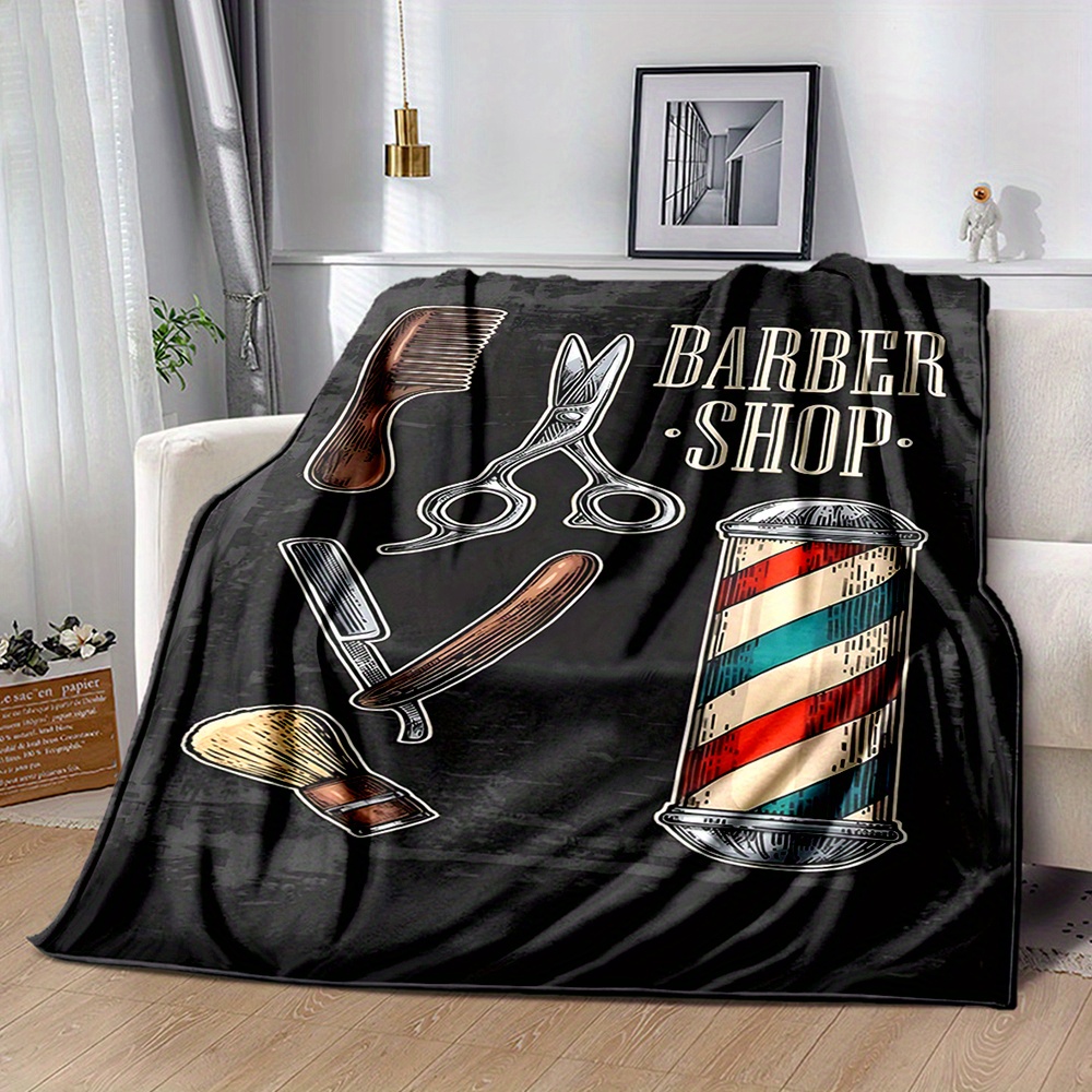 بطانية مزخرفة بتصميم صالون حلا - مراجعة Men Grooming Home وسعره