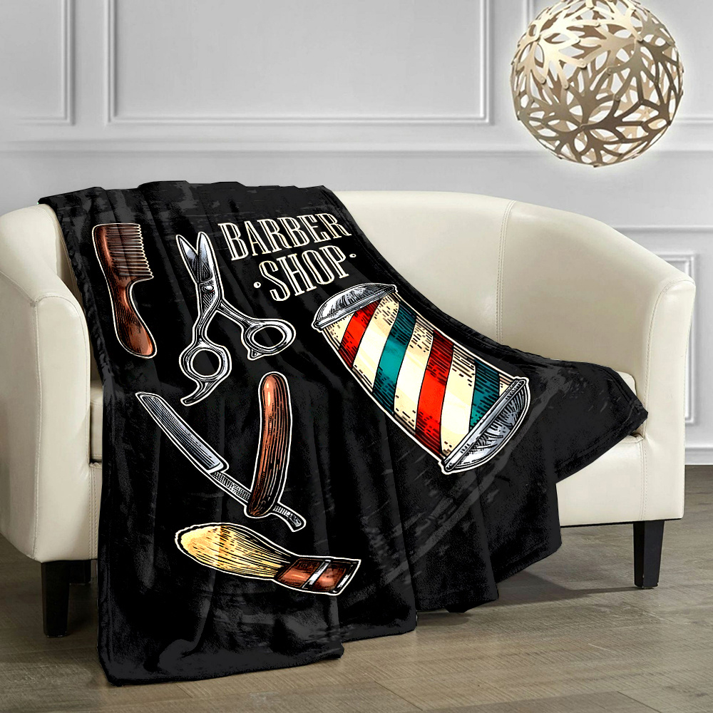 بطانية مزخرفة بتصميم صالون حلا - مراجعة Men Grooming Home وسعره
