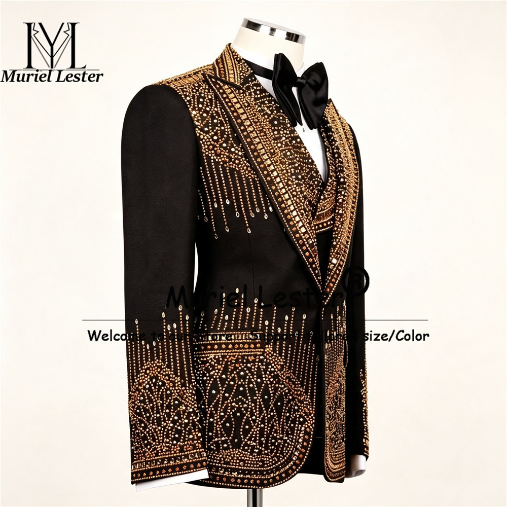 بدلات رجالية فاخرة من 3 قطع مز - مراجعة Men Grooming Outfit وسعره