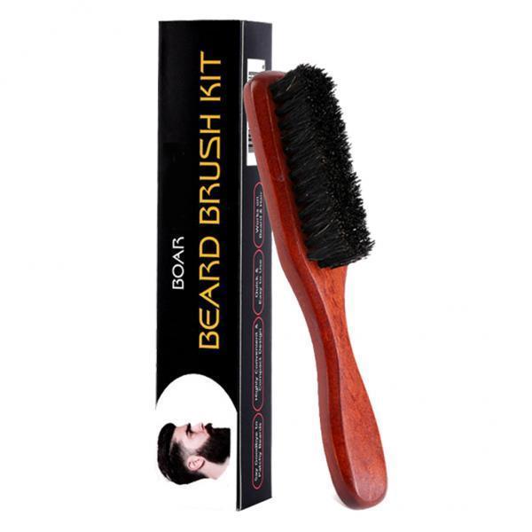 فرشاة لحية للرجال، فرشاة خشبية - مراجعة Men Grooming Home وسعره