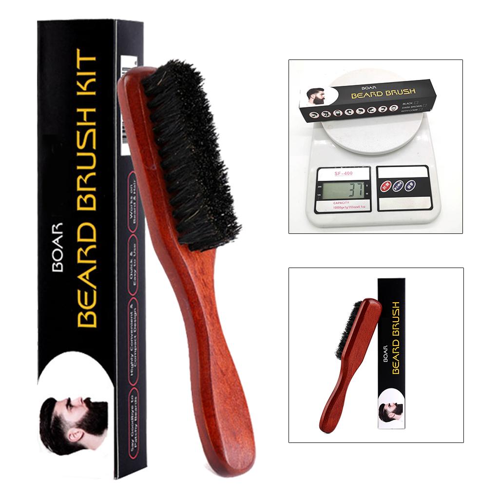 فرشاة لحية للرجال، فرشاة خشبية - مراجعة Men Grooming Home وسعره
