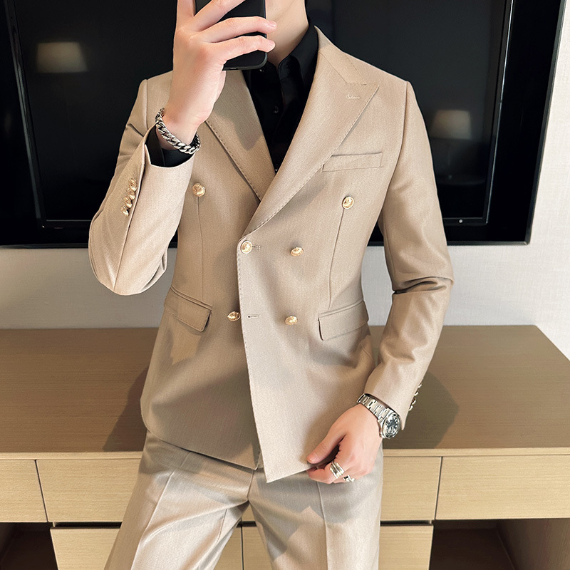 سترة توكسيدو مزدوجة الأزرار لل - مراجعة Men'S Grooming Club وسعره