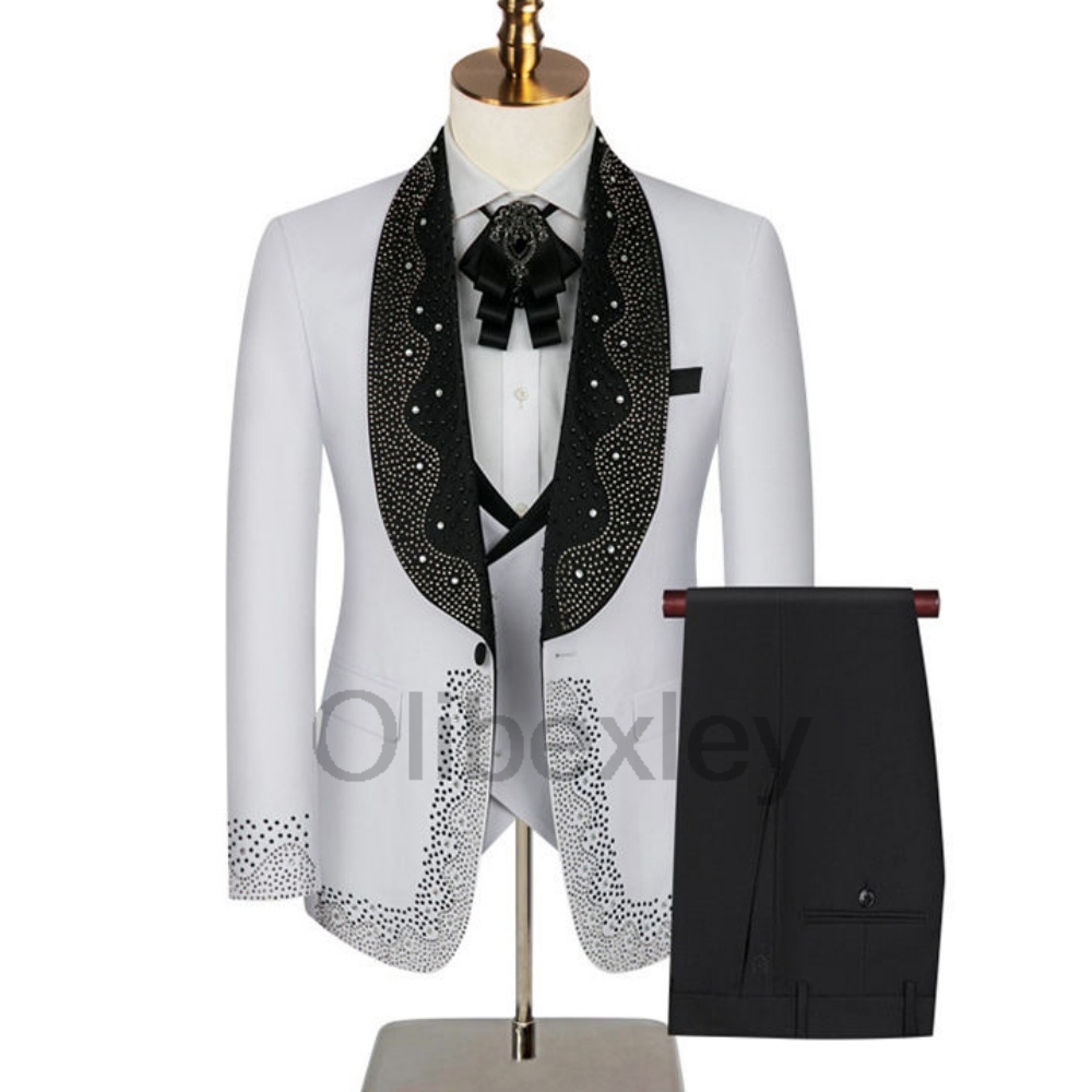 بدلة رجالية من أوليبكسلي مرصعة - مراجعة Men Grooming Outfit وسعره