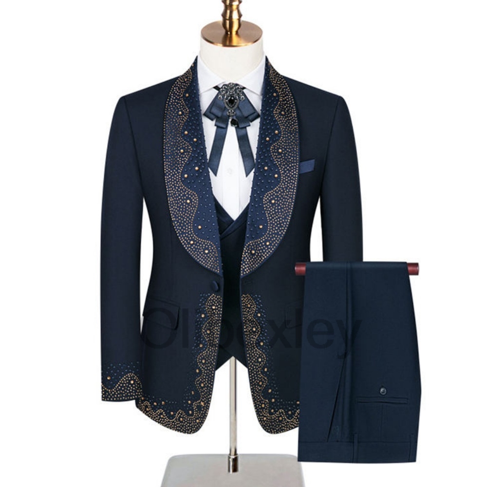 بدلة رجالية من أوليبكسلي مرصعة - مراجعة Men Grooming Outfit وسعره