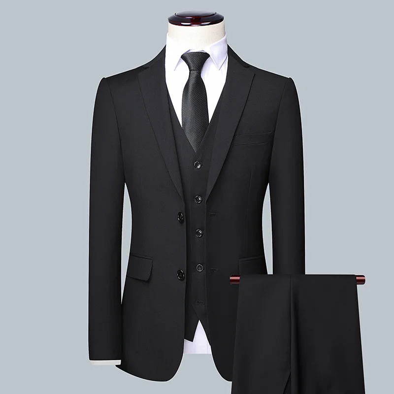 بدلة عمل رجالية بلون سادة 2025 - مراجعة Men Grooming Outfit وسعره
