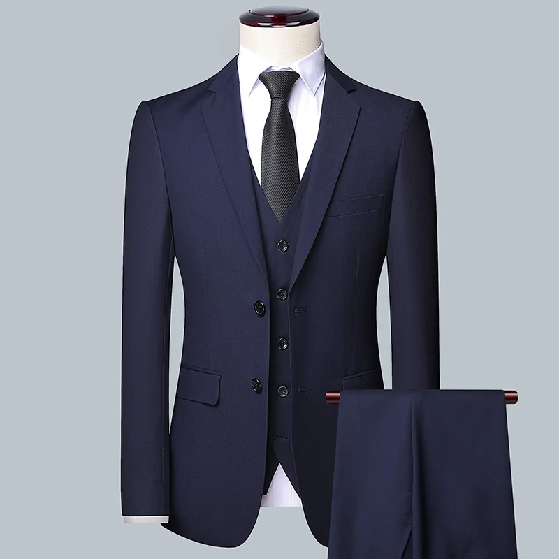 بدلة عمل رجالية بلون سادة 2025 - مراجعة Men Grooming Outfit وسعره