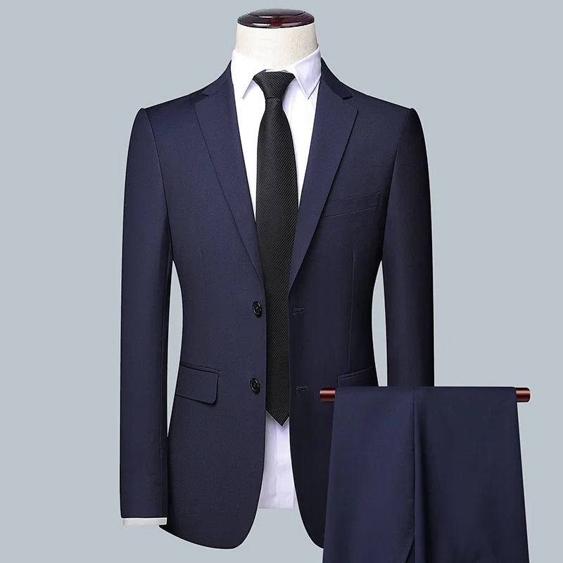 بدلة عمل رجالية بلون سادة 2025 - مراجعة Men Grooming Outfit وسعره