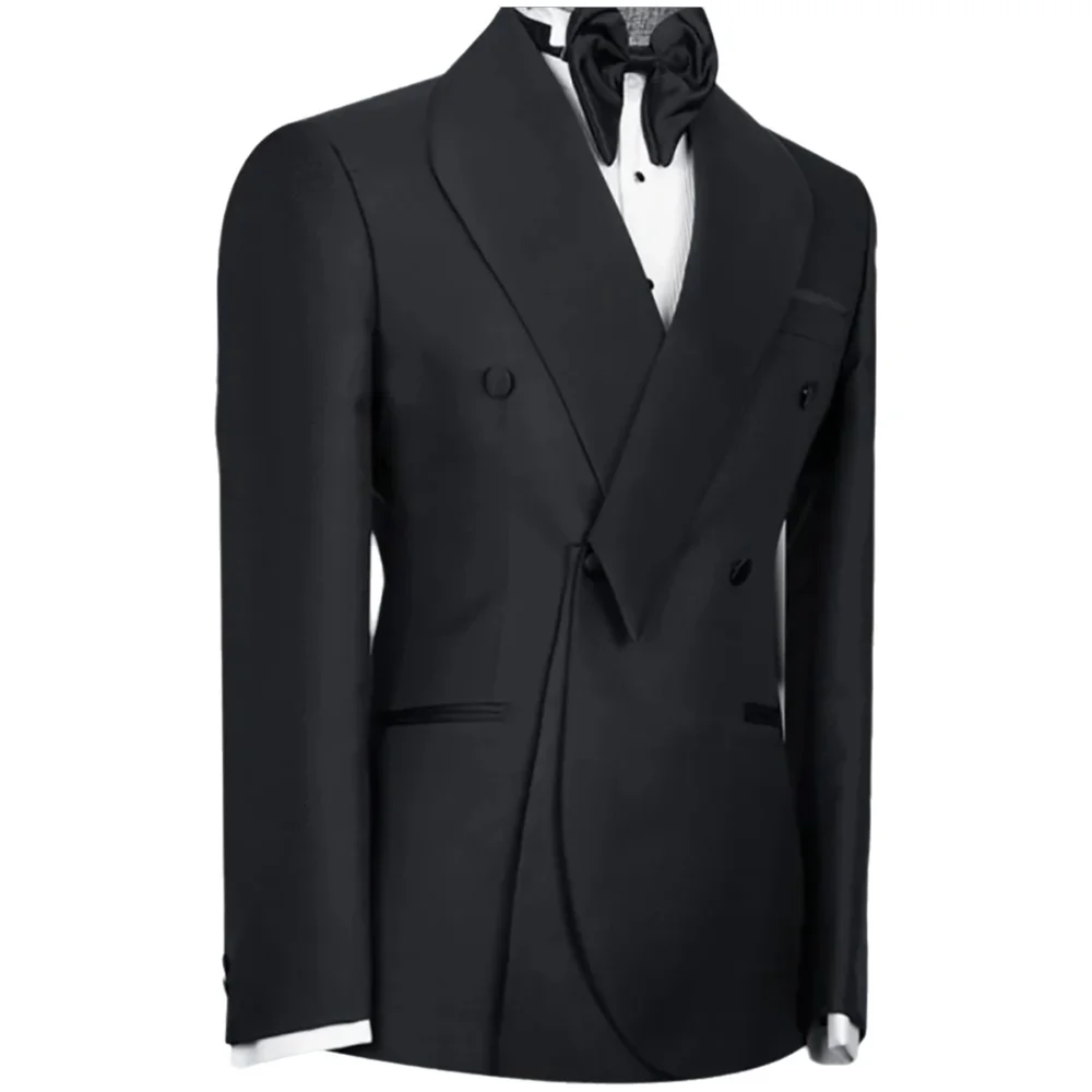 بدلات سوداء للرجال شال طية صدر - مراجعة Men Grooming Outfit وسعره