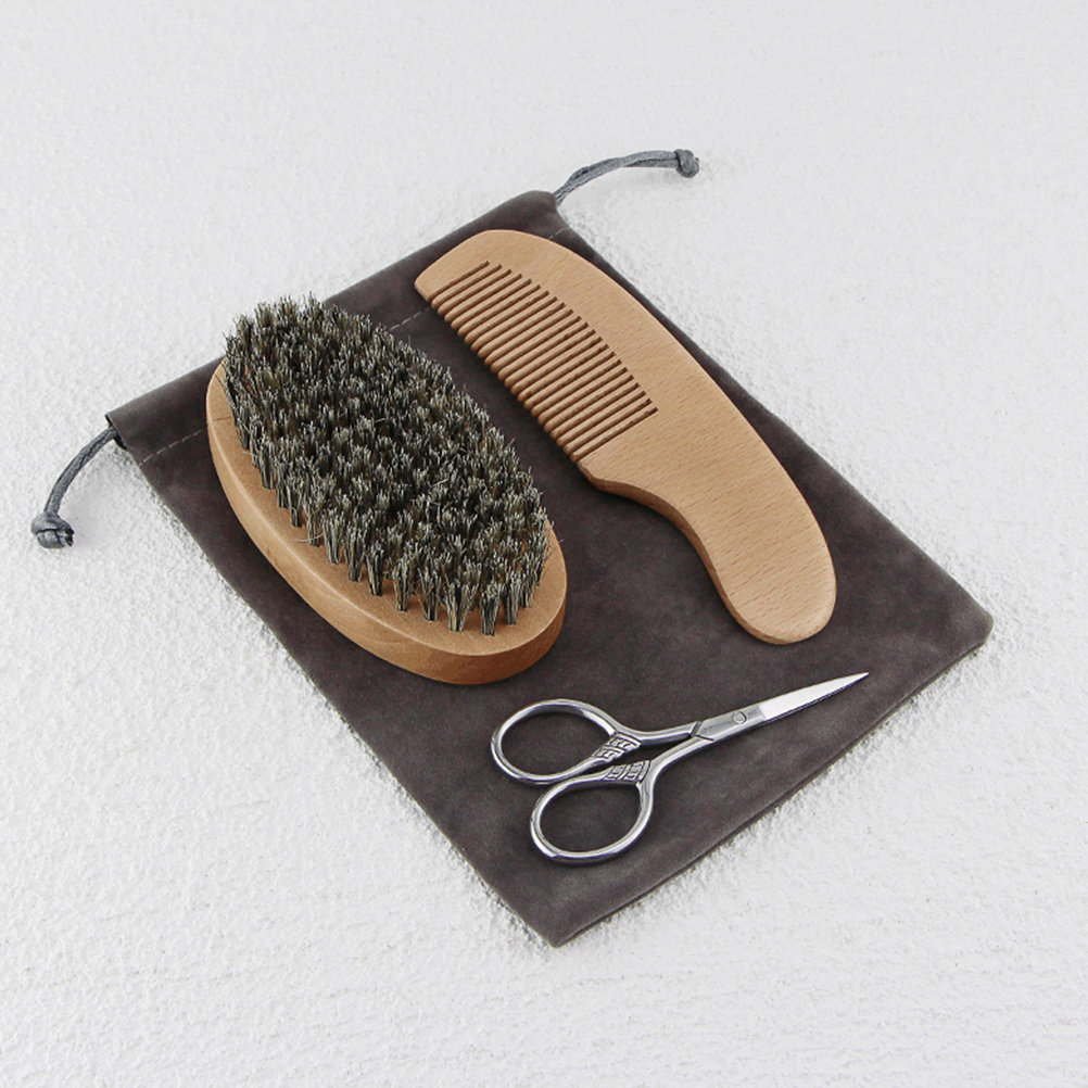 مجموعة تصفيف اللحية للرجال، فر - مراجعة Men'S Grooming Brush وسعره