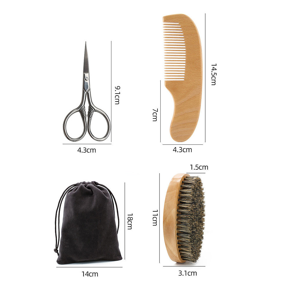 مجموعة تصفيف اللحية للرجال، فر - مراجعة Men'S Grooming Brush وسعره