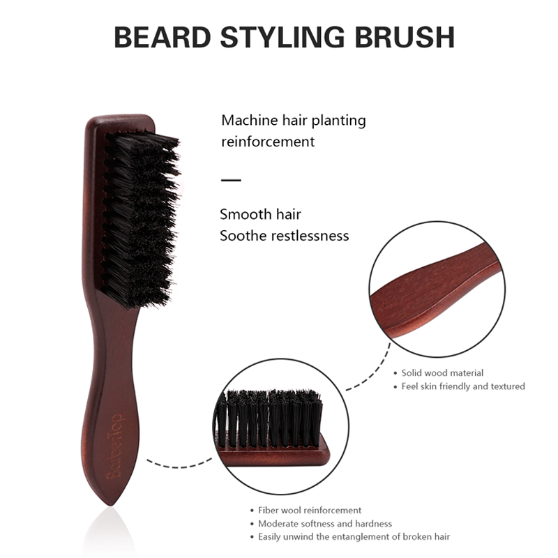 Barbertop الرجال اللحية فرشاة  - مراجعة Men'S Grooming Brush وسعره